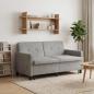 Preview: Schlafsofa Hellgrau 154 x 94,5 x 80,5 cm Stoff