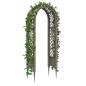 Preview: Rosenbogen mit Spitzen PP Grau