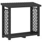 Preview: Brennholzregal 114 x 46 x 101 cm PP Anthrazit