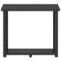 Preview: Brennholzregal 114 x 46 x 101 cm PP Anthrazit