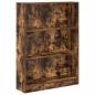 Preview: B?cherregal R?uchereiche 80x24x109 cm Holzwerkstoff
