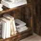 Preview: B?cherregal R?uchereiche 80x24x109 cm Holzwerkstoff