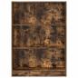 Preview: B?cherregal R?uchereiche 80x24x109 cm Holzwerkstoff