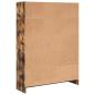 Preview: B?cherregal R?uchereiche 80x24x109 cm Holzwerkstoff