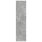 Preview: Kleiderschrank Betongrau 80x50x200 cm Holzwerkstoff