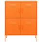 Preview: Lagerschrank Orange 80x35x101,5 cm Stahl