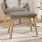 Preview: ARDEBO.de - Fußhocker Hellgrau 45x29,5x35 cm Samt