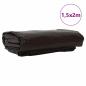 Preview: Plane 650g / m² Braun 1,5 x 2 m Canvas mit PVC-Beschichtung