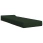 Preview: Klappsofa Bett Dunkelgrün 200 x 70 x 15 cm Stoff