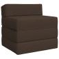 Preview: Klappsofa Bett Taupe 70 x 60 x 63 cm Stoff