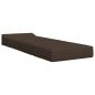 Preview: Klappsofa Bett Taupe 70 x 60 x 63 cm Stoff