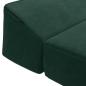 Preview: Klappsofa Bett Dunkelgrün 200 x 70 x 10 cm Samt