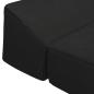 Preview: Klappsofa Bett Schwarz 70 x 60 x 49 cm Samt