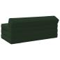 Preview: Klappsofa Bett Dunkelgrün 120 x 60 x 49 cm Stoff