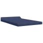 Preview: Klappsofa Bett Blau 120 x 60 x 49 cm Stoff