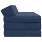 Preview: Klappsofa Bett Blau 120 x 60 x 49 cm Stoff