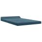 Preview: Klappsofa Bett Blau 120 x 60 x 49 cm Stoff