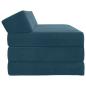 Preview: Klappsofa Bett Blau 120 x 60 x 49 cm Stoff