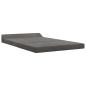 Preview: Klappsofa Bett Dunkelgrau 120 x 60 x 49 cm Stoff