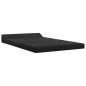 Preview: Klappsofa Bett Schwarz 120 x 60 x 49 cm Stoff