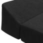 Preview: Klappsofa Bett Schwarz 120 x 60 x 49 cm Stoff