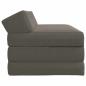 Preview: Klappsofa Bett Hellgrau 120 x 60 x 49 cm Stoff