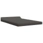 Preview: Klappsofa Bett Dunkelgrau 120 x 60 x 49 cm Stoff