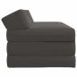 Preview: Klappsofa Bett Dunkelgrau 120 x 60 x 49 cm Stoff