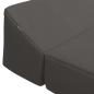 Preview: Klappsofa Bett Dunkelgrau 120 x 60 x 49 cm Stoff