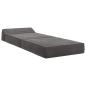 Preview: Klappsofa Bett Dunkelgrau 60 x 70 x 41 cm Stoff