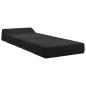 Preview: Klappsofa Bett Schwarz 60 x 70 x 41 cm Stoff