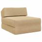 Preview: Klappsofa Bett Grün Grau 60 x 70 x 41 cm Stoff