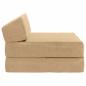 Preview: Klappsofa Bett Grün Grau 60 x 70 x 41 cm Stoff
