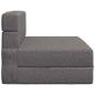 Preview: Klappsofa Bett Hellgrau 70 x 72 x 60 cm Stoff