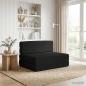 Preview: ARDEBO.de - Klappsofa Bett Schwarz 70 x 72 x 60 cm Stoff