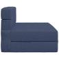 Preview: Klappsofa Bett Blau 70 x 72 x 60 cm Stoff