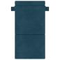 Preview: Klappsofa Bett Blau 70 x 72 x 60 cm Stoff