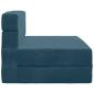 Preview: Klappsofa Bett Blau 70 x 72 x 60 cm Stoff