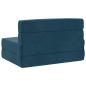 Preview: Klappsofa Bett Blau 70 x 72 x 60 cm Stoff