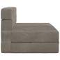 Preview: Klappsofa Bett Hellgrau 70 x 72 x 60 cm Stoff