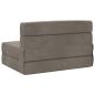 Preview: Klappsofa Bett Hellgrau 70 x 72 x 60 cm Stoff
