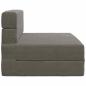 Preview: Klappsofa Bett Hellgrau 70 x 72 x 60 cm Stoff