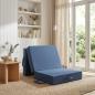 Preview: ARDEBO.de - Klappsofa Bett 75 x 63 x 45 cm Blau