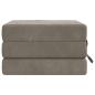 Preview: Klappsofa Bett 75 x 63 x 45 cm Hellgrau