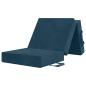 Preview: Klappsofa Bett 90 x 63 x 45 cm Blau