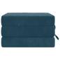 Preview: Klappsofa Bett 90 x 63 x 45 cm Blau