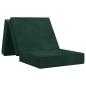 Preview: Klappsofa Bett 90 x 63 x 45 cm Dunkelgrün
