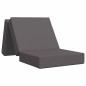 Preview: Klappsofa Bett 75 x 67 x 45 cm Hellgrau