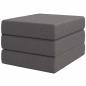 Preview: Klappsofa Bett 75 x 67 x 45 cm Hellgrau