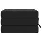 Preview: Klappsofa Bett 75 x 67 x 45 cm Schwarz